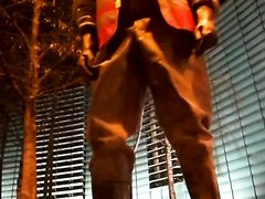 rubberworker out in town
