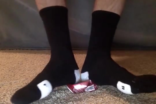 540px x 360px - Jock Crushes can in Nike Socks - ThisVid.com