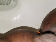 Quick shit after enema