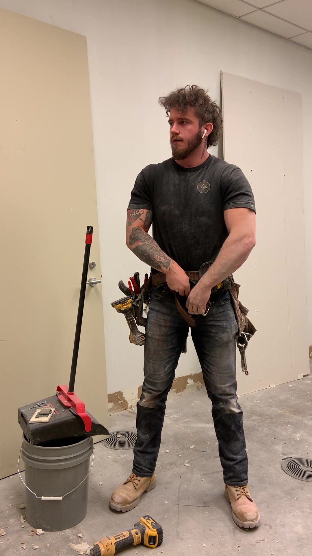 Hunk Construction Worker photo