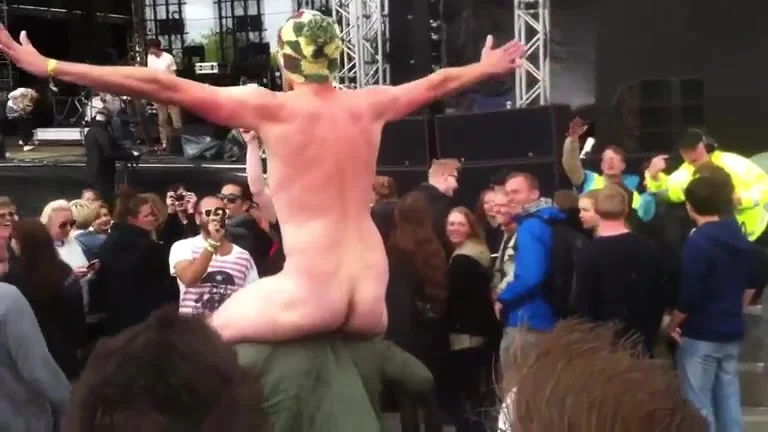 Concert - Naked guys enjoying a concert - men flashing porn at ThisVid ...