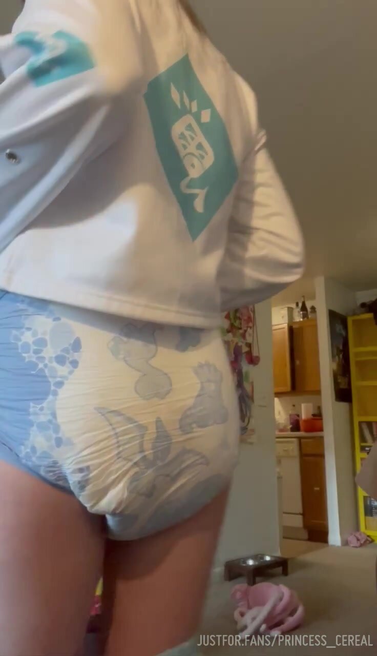 Cute princess girl messing diapers ThisVid