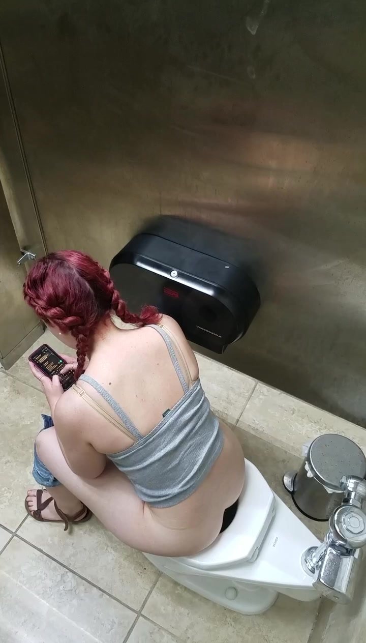 Caught on the toilet - video 3