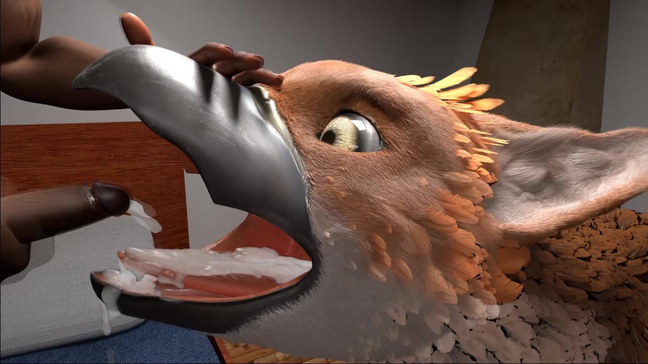 3d Bird Porn - 3D Gryphon Cum Feeding - ThisVid.com