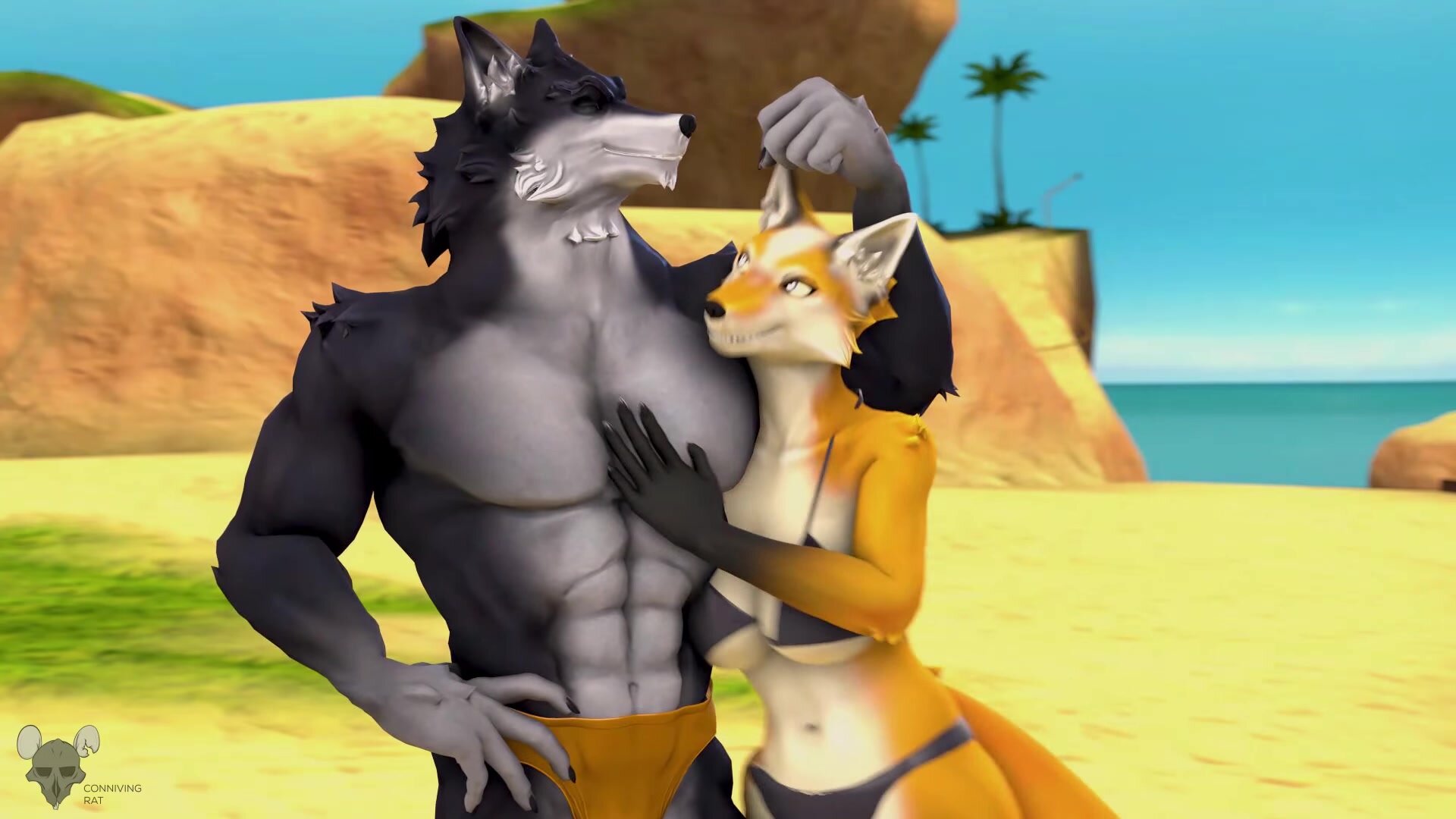 Furry Porn Swimsuit - Muscular furry sph - ThisVid.com