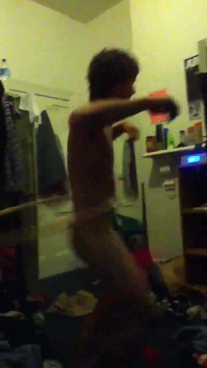 Naked Hula Hooper in Uni Dorm Room - ThisVid.com