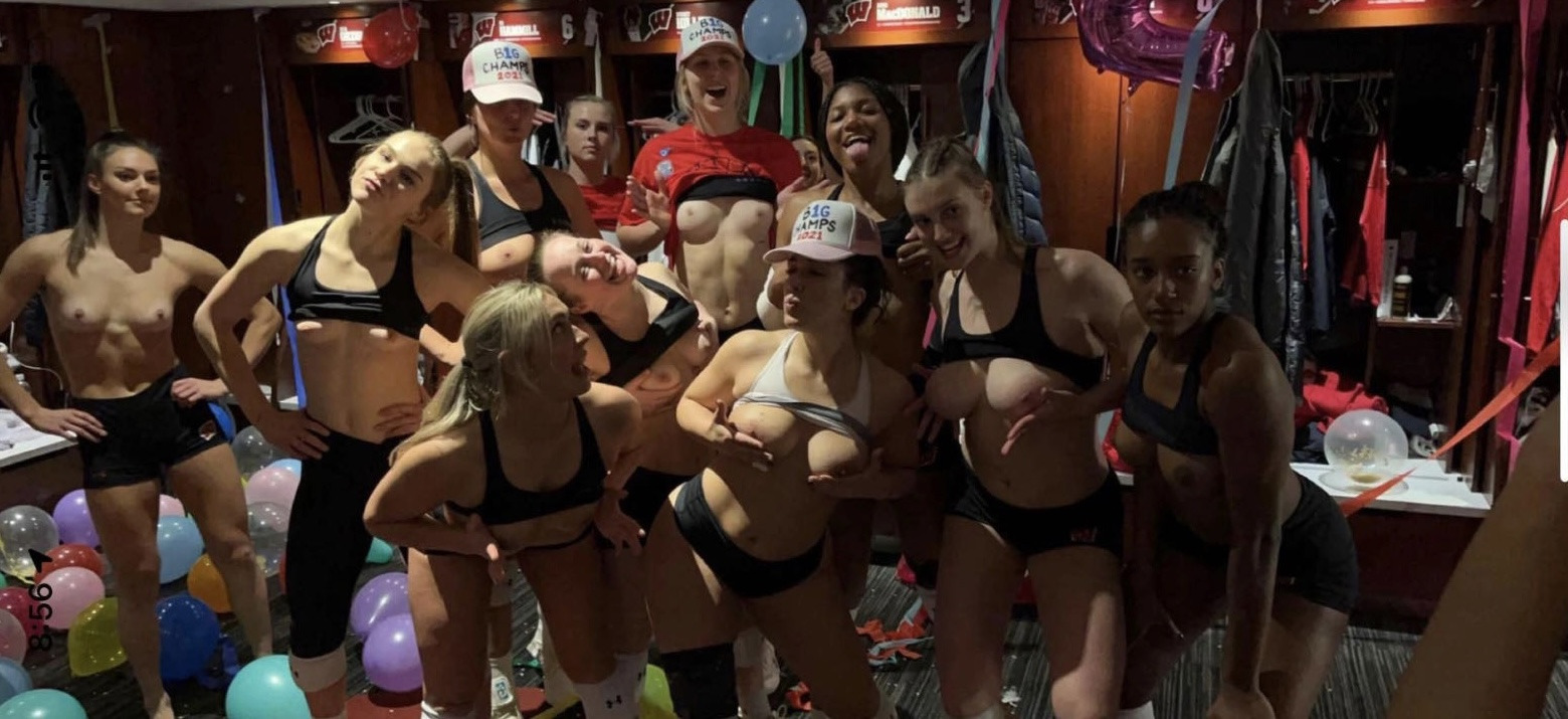 Wisconsin volleyball nude team