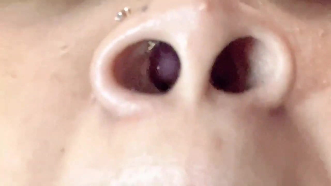 Nose Bump Porn - Nose flare close up nose play - ThisVid.com