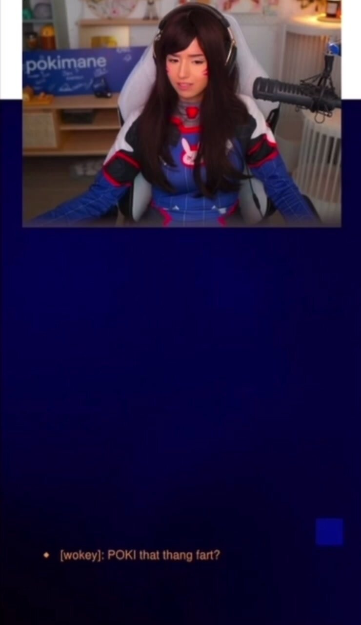 Pokimane Farts on stream - ThisVid.com