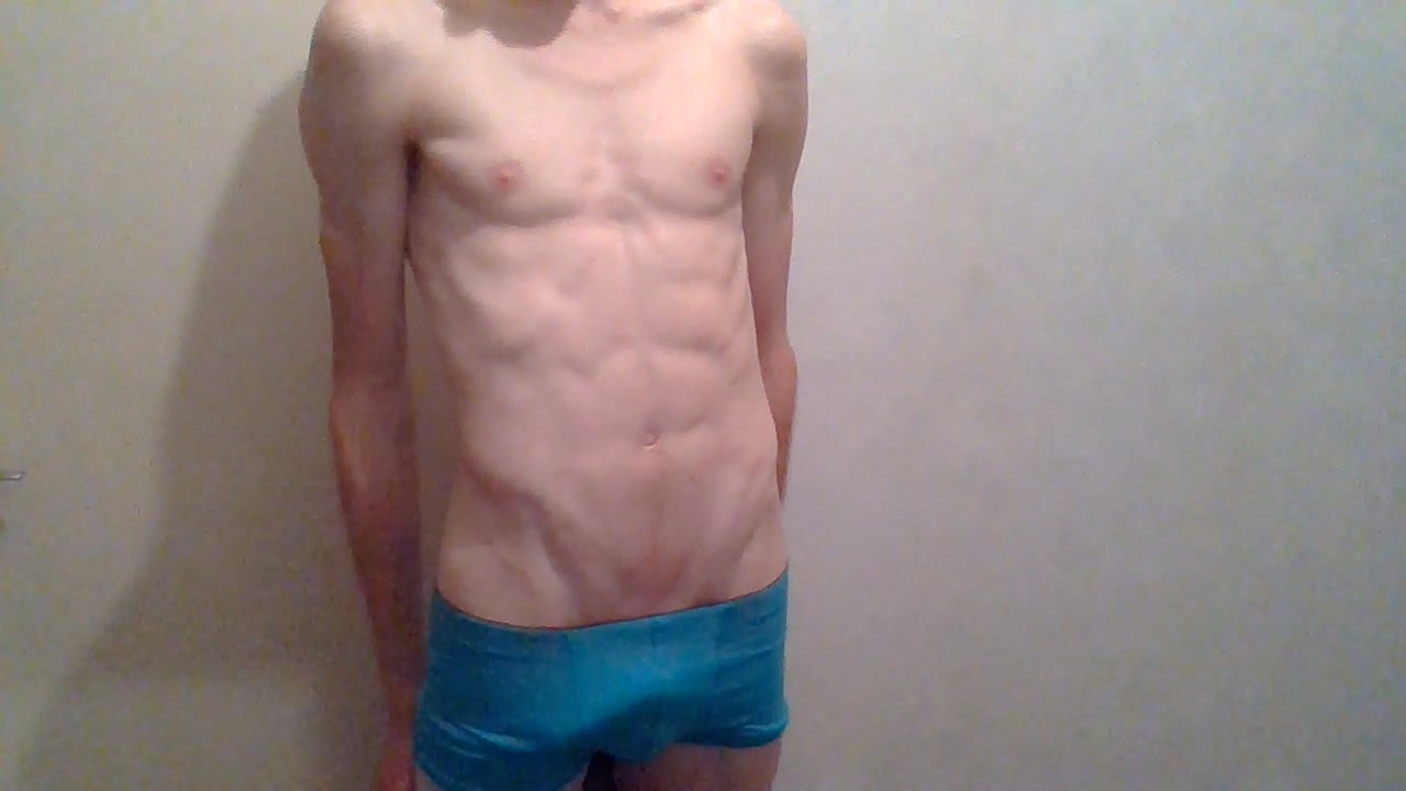 Skinny shredded abs worship - ThisVid.com