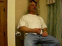Marlboro Red white tee Jacking off