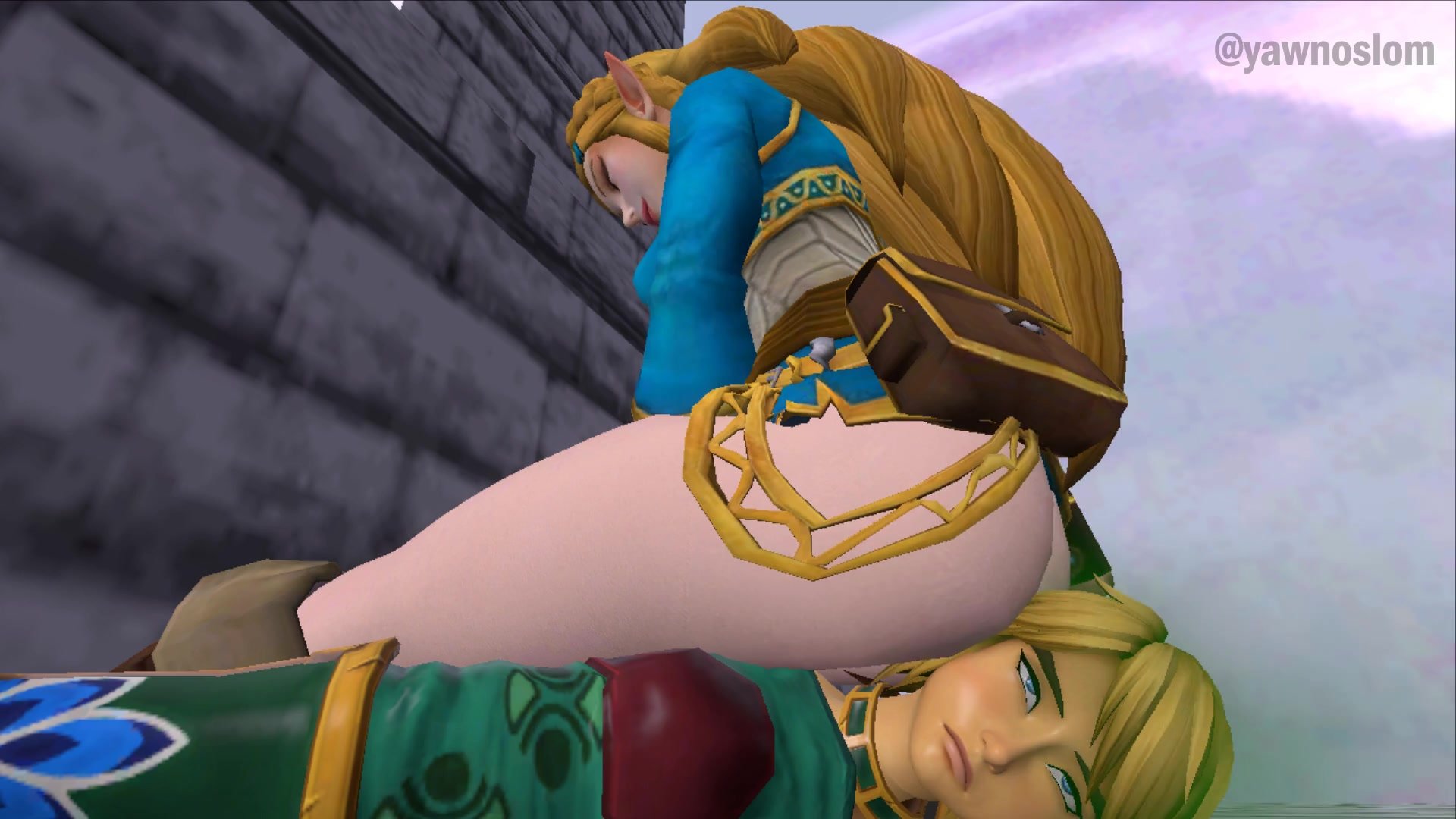 Zelda facefarting