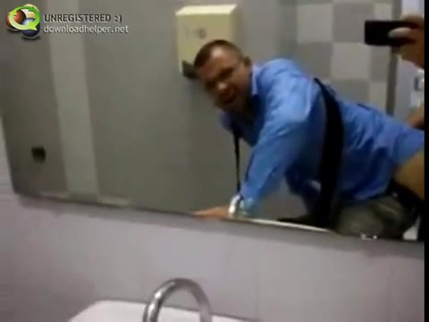 Mexican getting fucked in public bathroom - gay bareback porn at ThisVid  tube