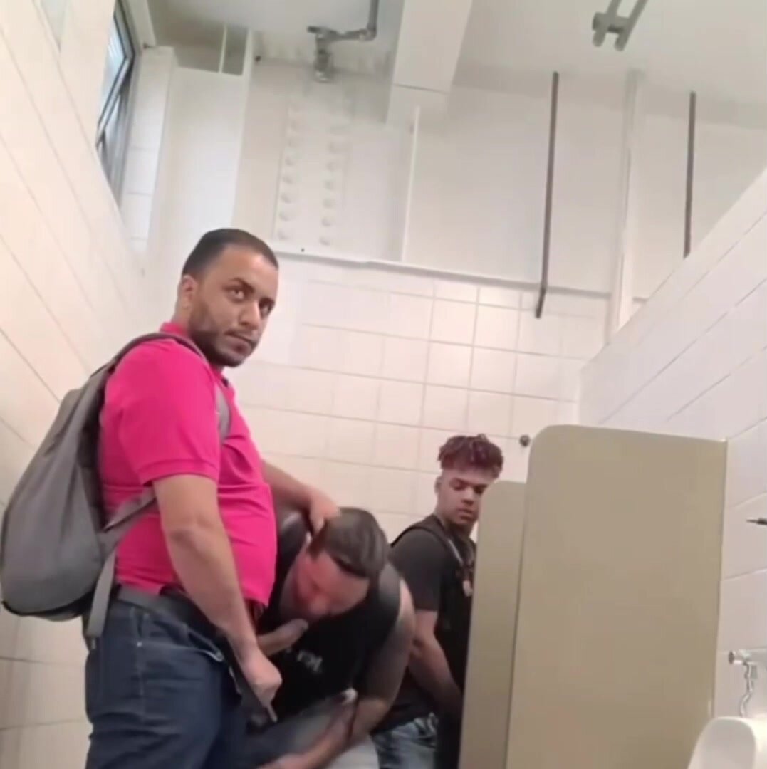 Bathroom cruising gay porn