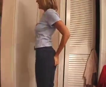 Cute Blonde Woman Poops her pants compilation - ThisVid.com