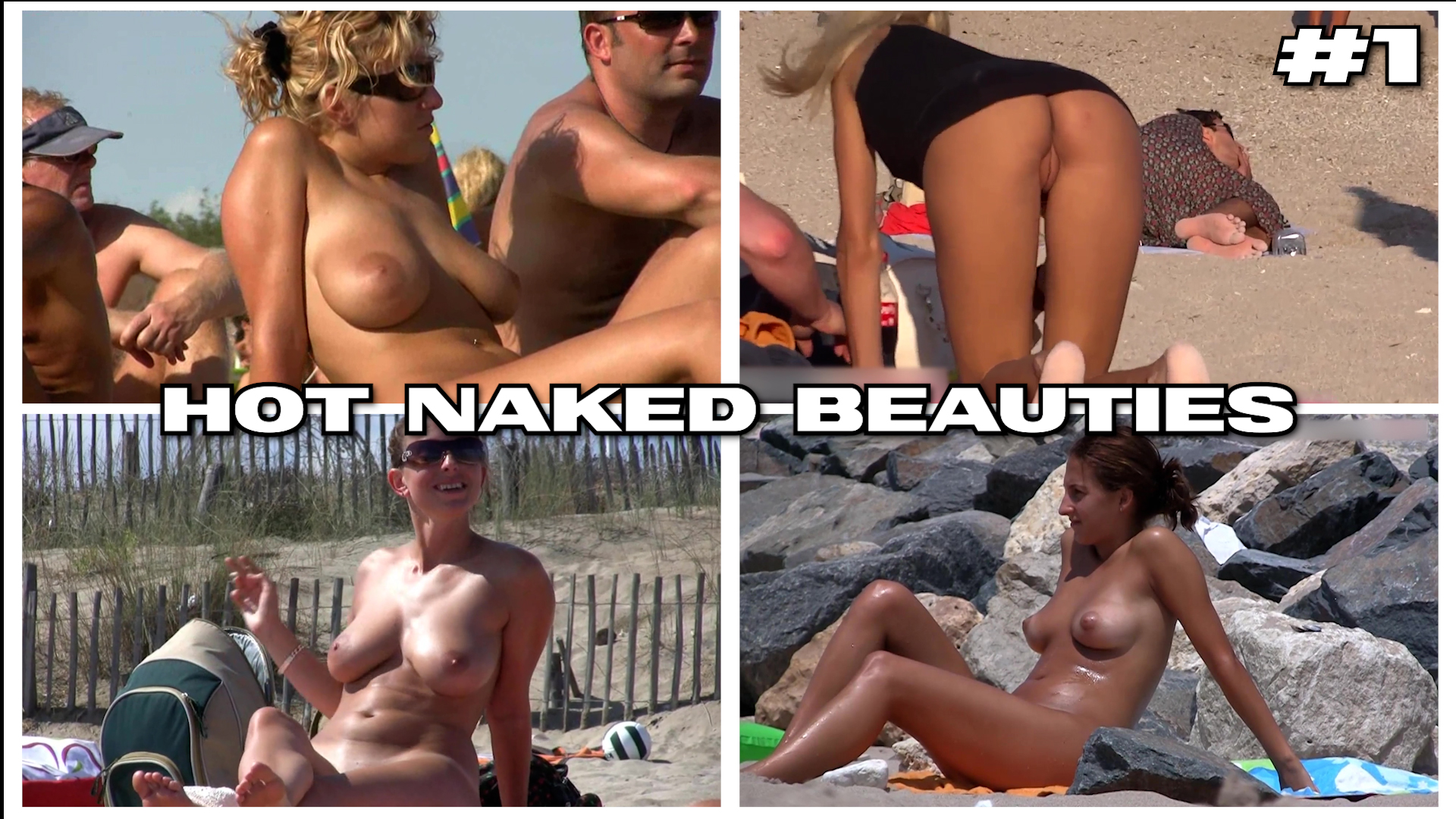 Beach voyeur - Hot naked beauties #1 - ThisVid.com