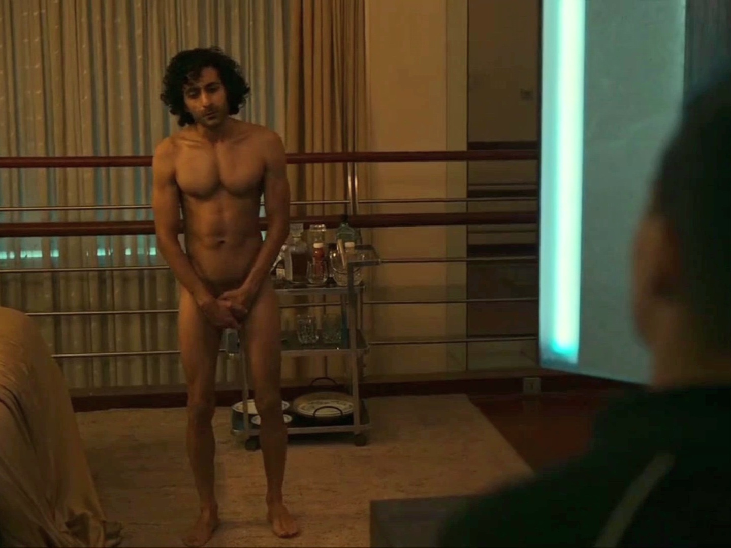 Indian celebrity caught naked in his hotel suite image