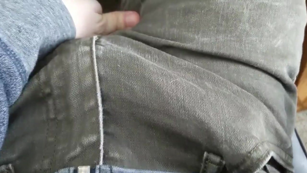 College boy cums hard in his pants - ThisVid.com