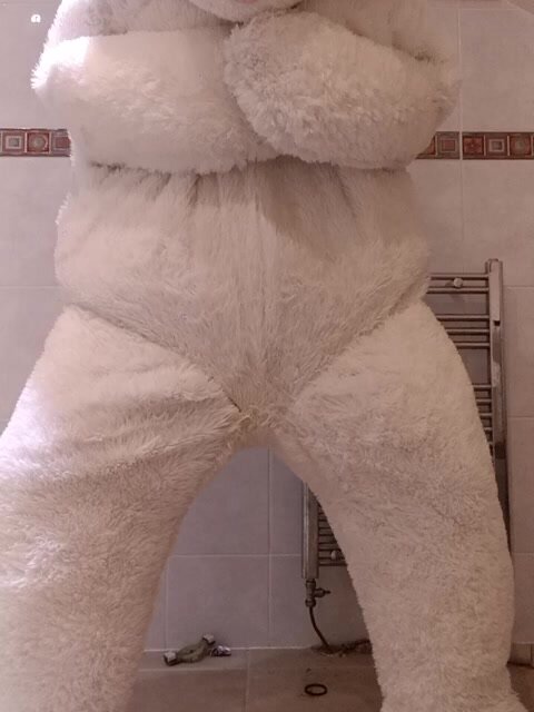 Fursuit Porn - Cute Bunny plushsuit/fursuit Has An Accident - ThisVid.com