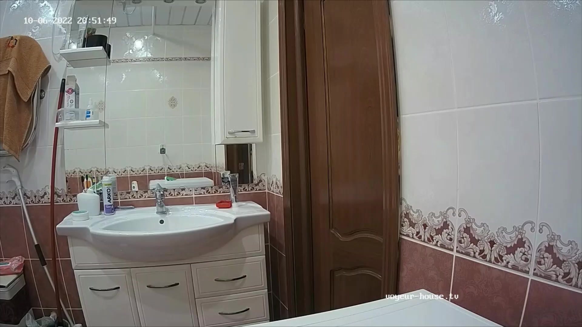 Woman in Toilet