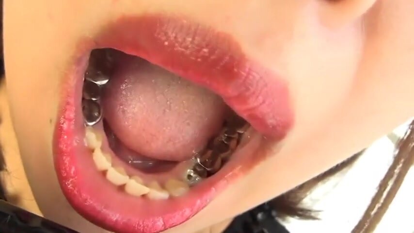 False Teeth - Asian mouth and teeth fetish - ThisVid.com