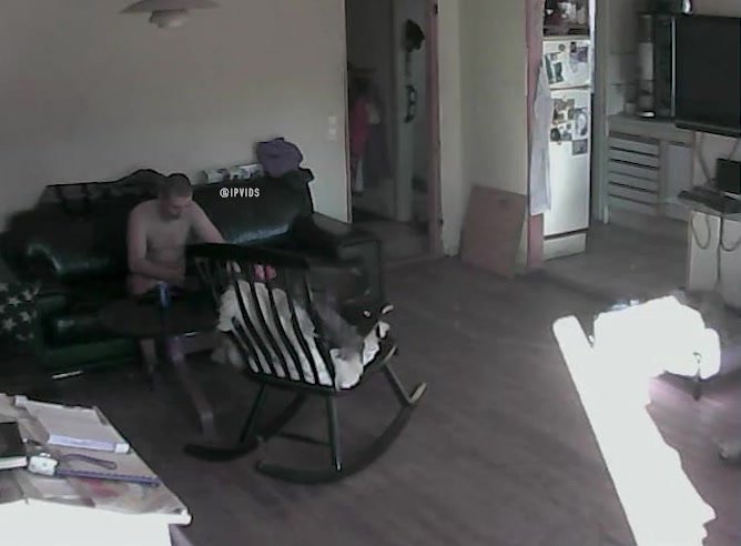 Spy Son of the Danish Dad hard in underwear on ipcam - ThisVid.com