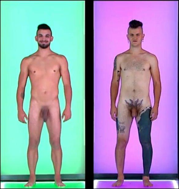 Handsome Italian guy Christian naked on tv show - ThisVid.com