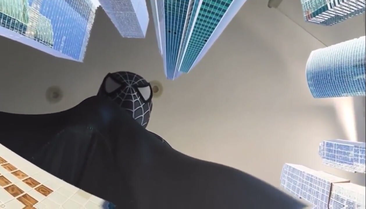 Giant spider-man crushes an entire city under his ass - ThisVid.com