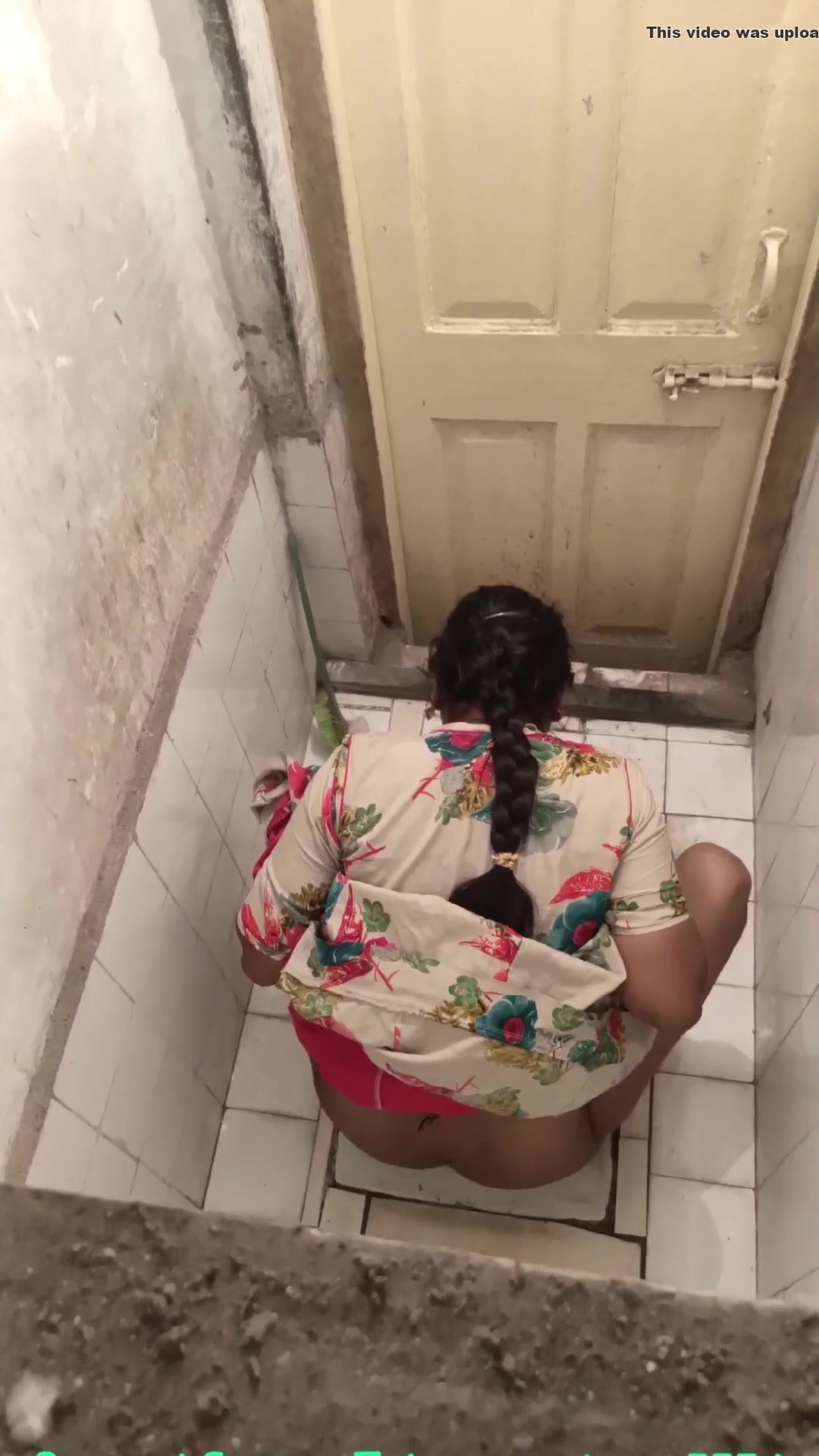 Hidden camera in indian bathroom