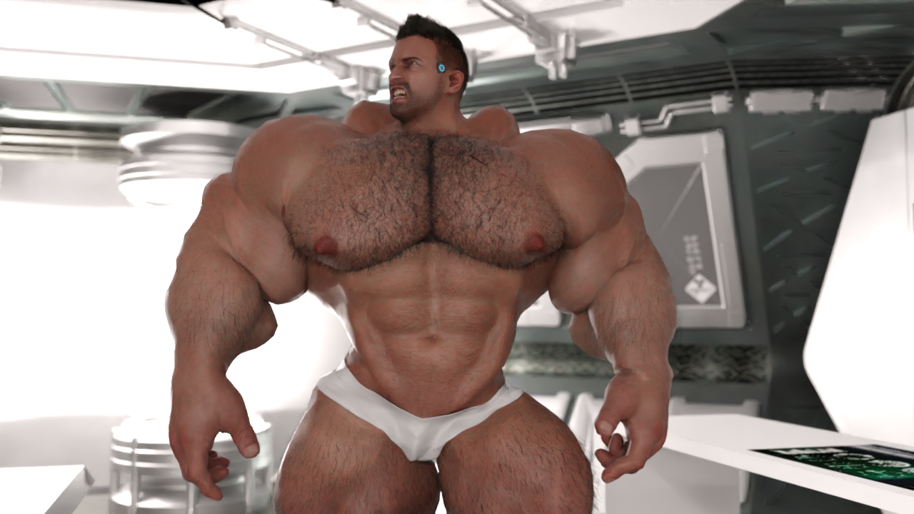 Muscle growth animation porn
