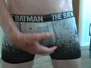 Batman Panties Porn - Wetting Batman underwear. - ThisVid.com