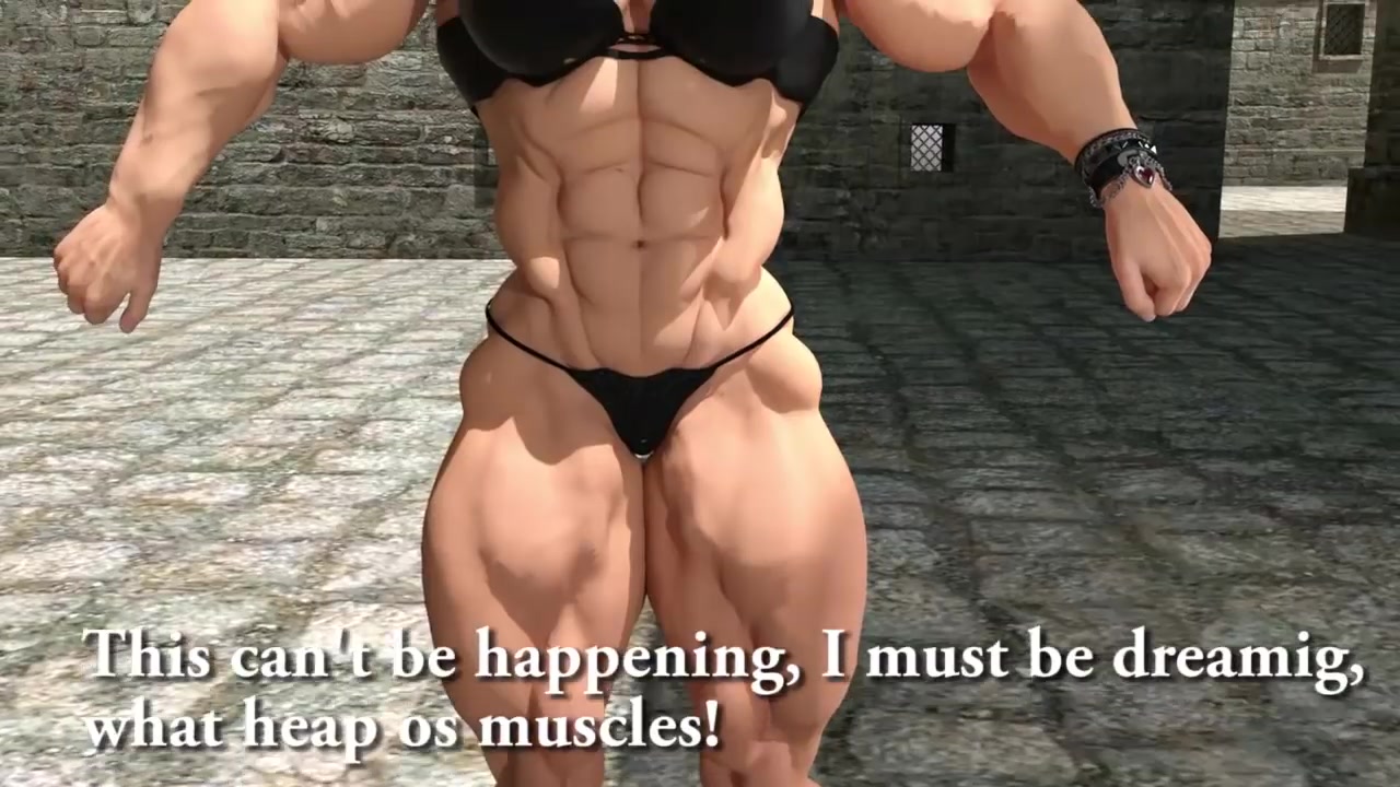Female muscle morphs