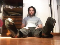 Dirty socks after running 30 minutes