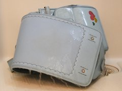 Pissing to Japanese schoolbag 4