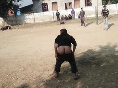 Guy mooning