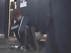 Very public pissing girls