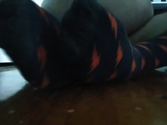 Chub Wiggling His Socks #2