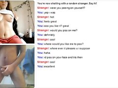 Webchat stranger girl enjoys my piss