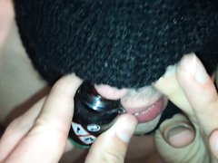 Master max dominates drunk Slave with feet and ass