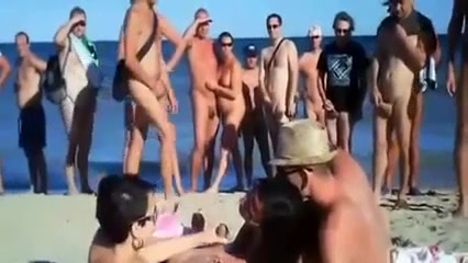 Group Beach Fuck - Amateurs in a group fuck at the nudist beach - nudism porn at ThisVid tube
