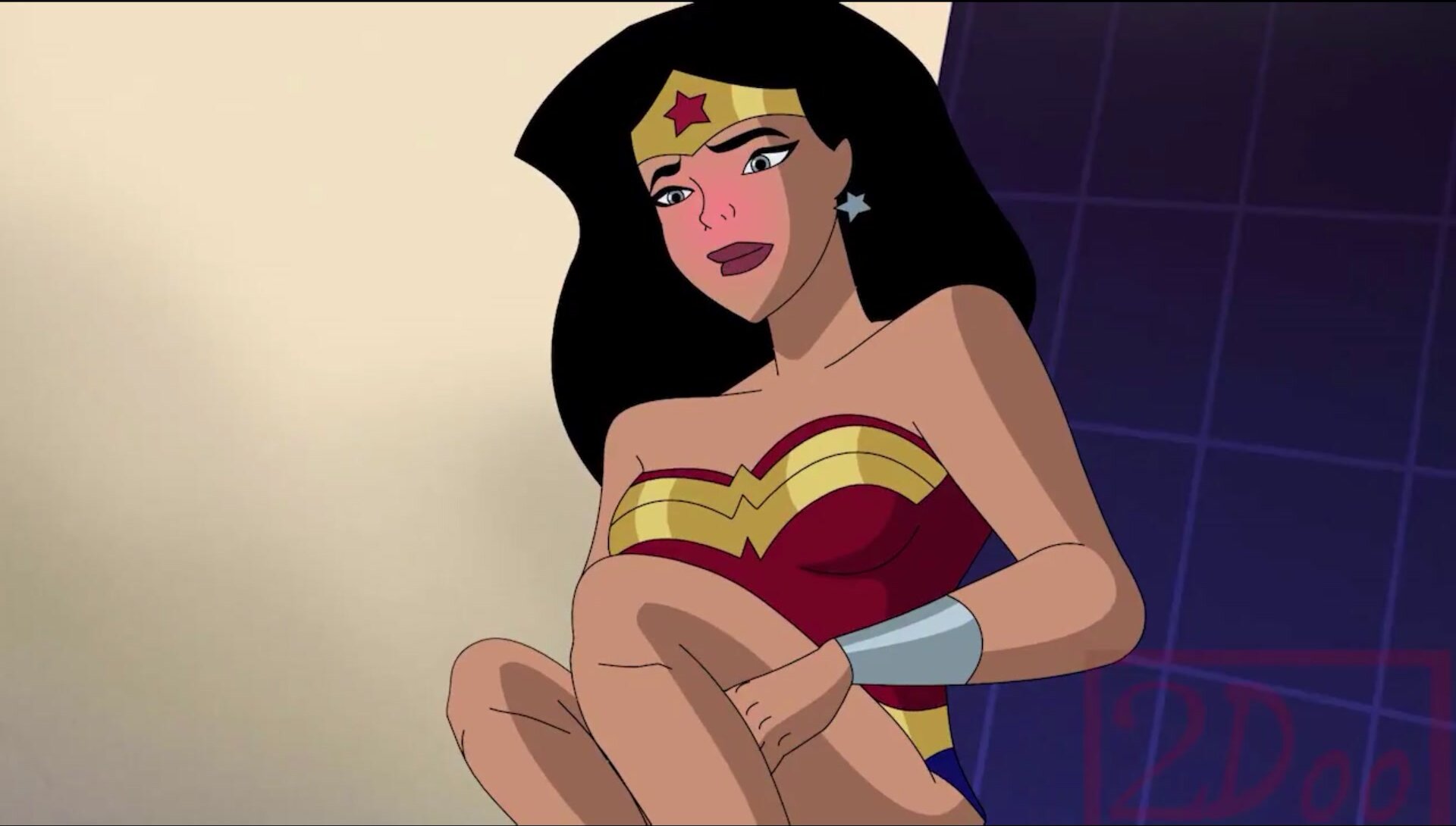 Toilet Time: Wonder Woman shitting in a squat… ThisVid.com