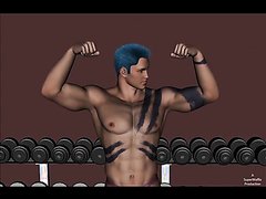 Muscle and penis growth - video 3