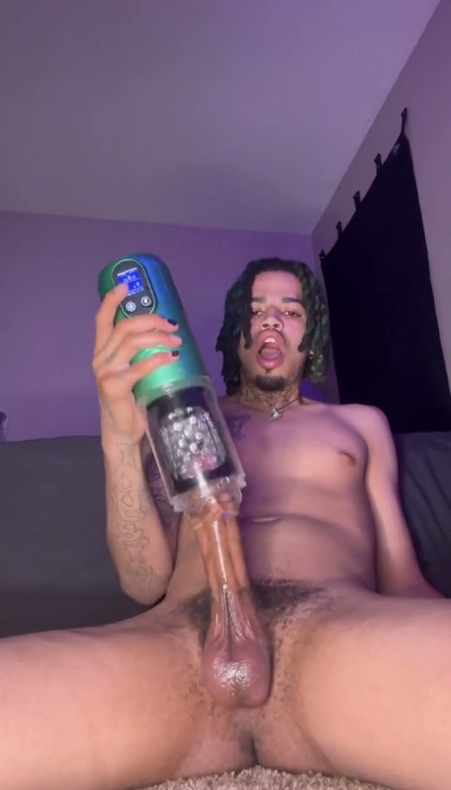 Toy made him cum - video 2 - ThisVid.com