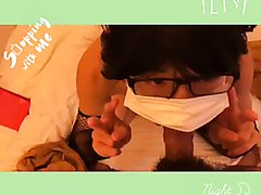 Japanese crossdresser/Night routine