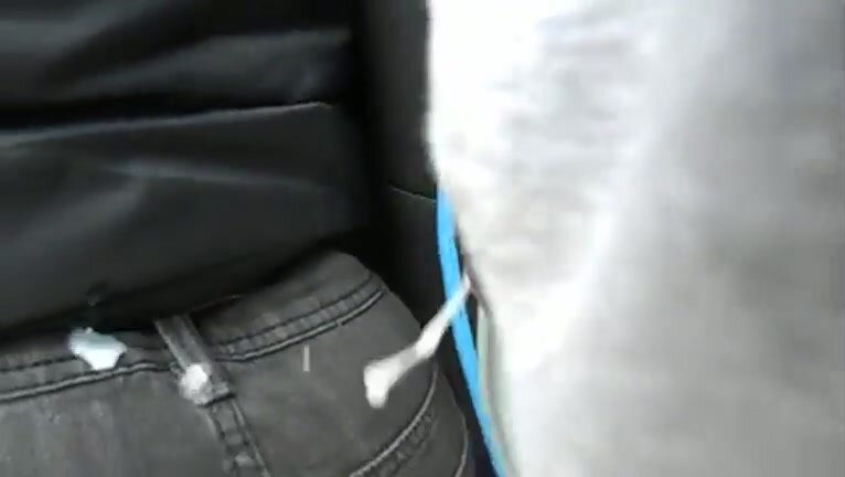 Cum on a girl in public - ThisVid.com