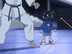 (Anime) Karateka Kicks and Punch Pillar and Glass