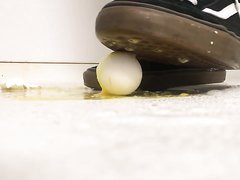 Vans shoeplay and crushing egg
