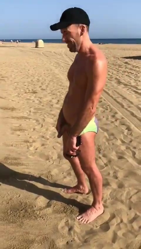 Pissing At Beach