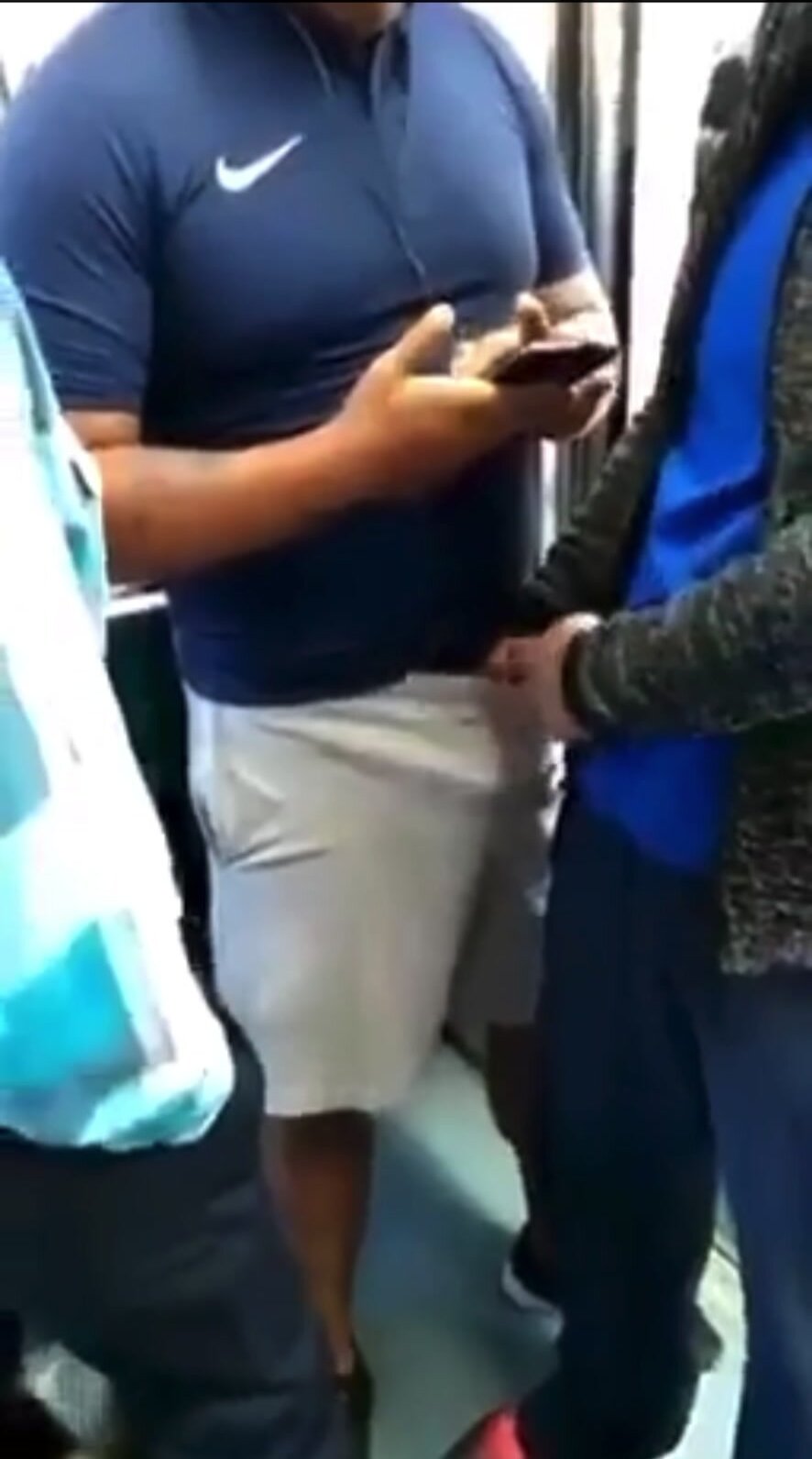 Gay public groping
