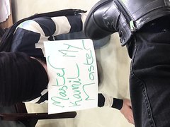 Boots slave with master kami